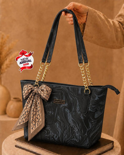 Big Size Tote Bag with Imported Scarf for Girls