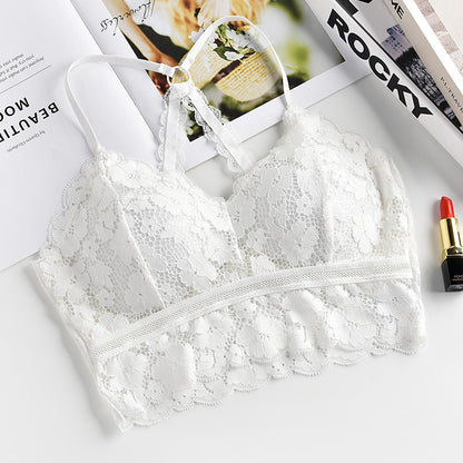 Push up Bra Women Sexy Lingerie Lace Bralette Seamless Padded Underwear Bra Crop Tops Beauty Back Brasiere Bra