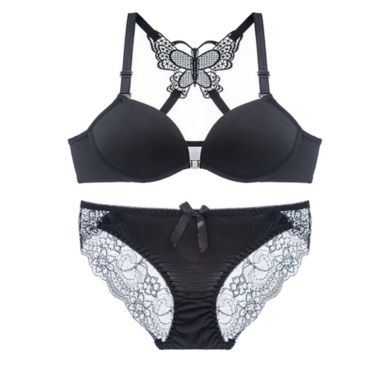 New Style Random Color Women Lace Push Up Cotton Double padded bra for women and girls Multicolour