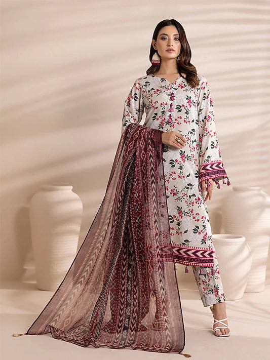 Unstitched Breeze Lawn Suit, All Over Stylish Printed Summer Wear Collection – Random Article VG- 103