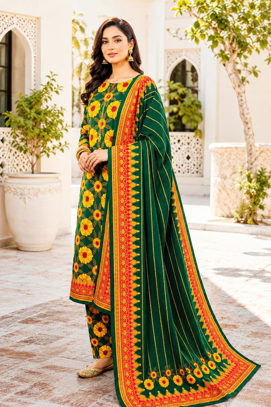 Swiss Lawn Unstitched 3 Piece Suit - A1770