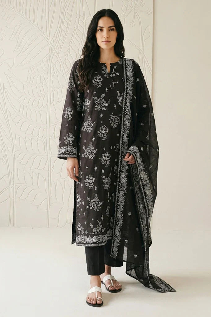 Unstitched Breeze Lawn Suit, All Over Stylish Printed Summer Wear Collection – Random Article VG- 55