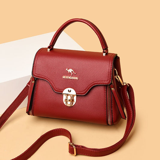 Luxury Pu Leather Shoulder Bags for Women 2024 Brand Designer Messenger Bag Small Totes Crossbody Bag Female Purses and Handbags
