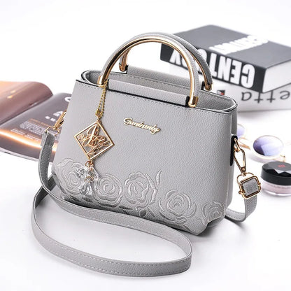 Fashion Brand Women's Bags New Embroidered Handbag Exquisite Ladies Shopping Crossbody Shoulder Bag Tote Bag Small Square Bag