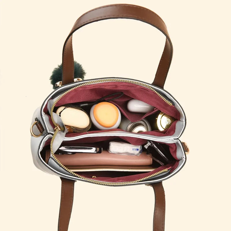 2024 New Elegant Womens Handbag with Purses Women's Office & Work Shopping Messenger Tote Bags Quality Leather Shoulder Bag