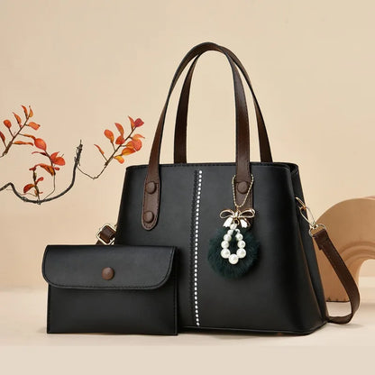 2024 New Elegant Womens Handbag with Purses Women's Office & Work Shopping Messenger Tote Bags Quality Leather Shoulder Bag