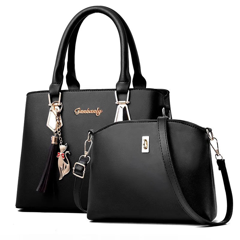 2024 New Fashion Women's Handbag with Wallet Leather Women's Shoulder Bag Women's Composite Bag Quality Ladies Crossbody Bags