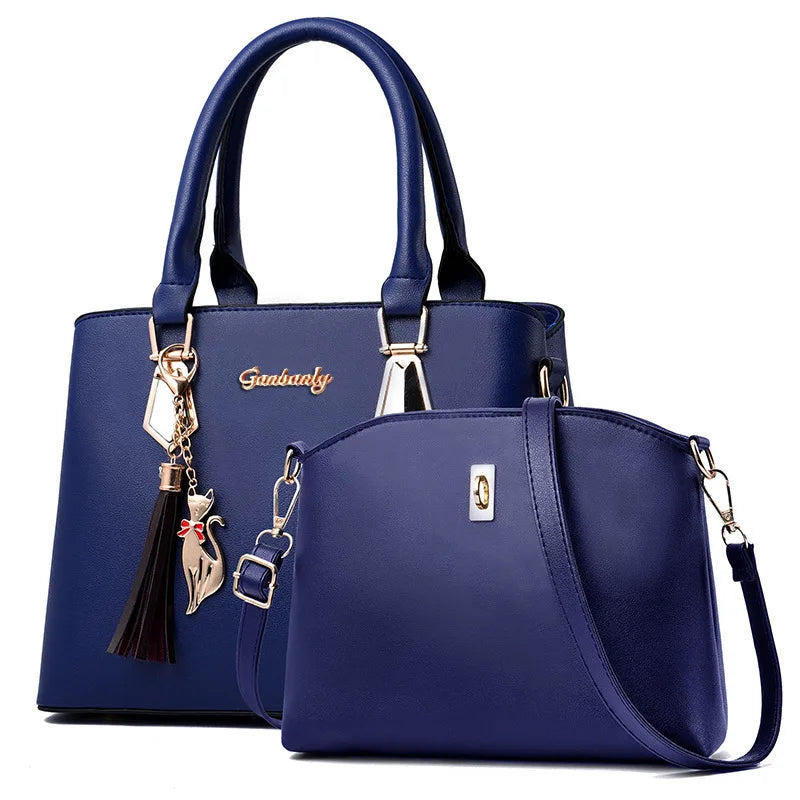 2024 New Fashion Women's Handbag with Wallet Leather Women's Shoulder Bag Women's Composite Bag Quality Ladies Crossbody Bags