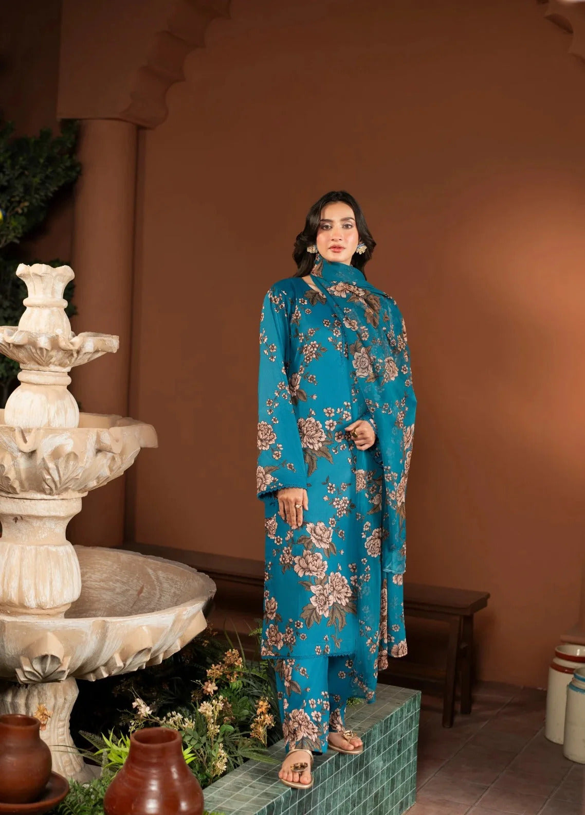 Unstitched Breeze Lawn Suit, All Over Stylish Printed Summer Wear Collection – Random Article VG- 52