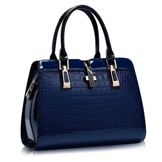 Authentic Luxury hand Bags Women PU Leather Top-Handle Universal Bags New Ladies hand Bags Crocodile Shoulder Crossbody Bag For Women