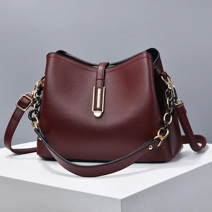 Designer Women Messenger Bag for 2024 New Luxury Ladies Handbag High Quality Womens Shoulder Bag Female Trend Leisure Bucket Bag