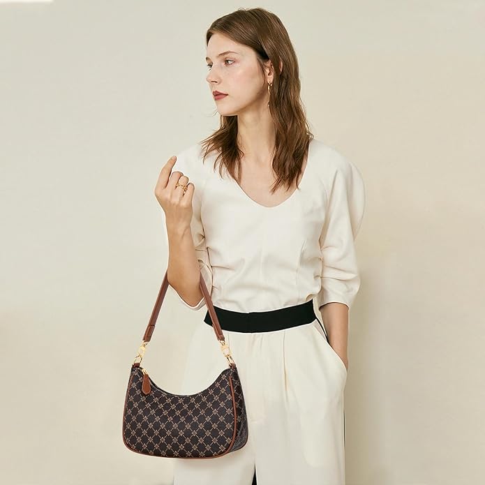 Shoulder Bag for Women Cute Hobo Purses and Handbags Retro Clutch Underarm Purse  Cute - Multicolour