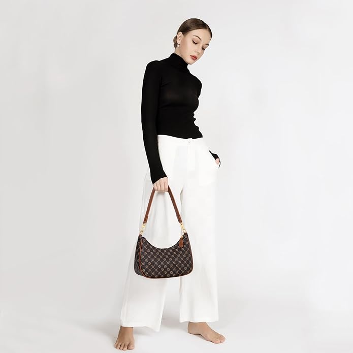 Shoulder Bag for Women Cute Hobo Purses and Handbags Retro Clutch Underarm Purse  Cute - Multicolour