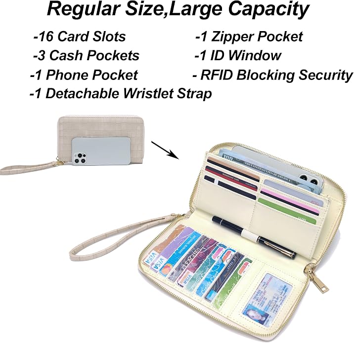 Purses with RFID Wallet for Women Tote Handbag Set  3PCS, Fits 13 Tablet, Sturdy Vegan PU, Spacious, Work Use, Shoulder Satchel, Large Clutch Wallet, Makeup Bag, Ideal Gift