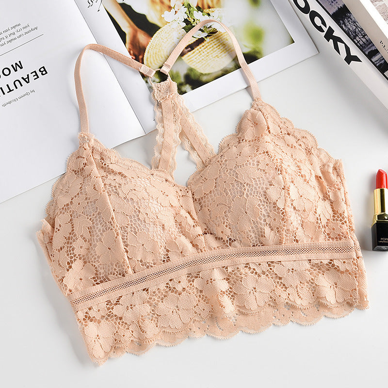 Push up Bra Women Sexy Lingerie Lace Bralette Seamless Padded Underwear Bra Crop Tops Beauty Back Brasiere Bra
