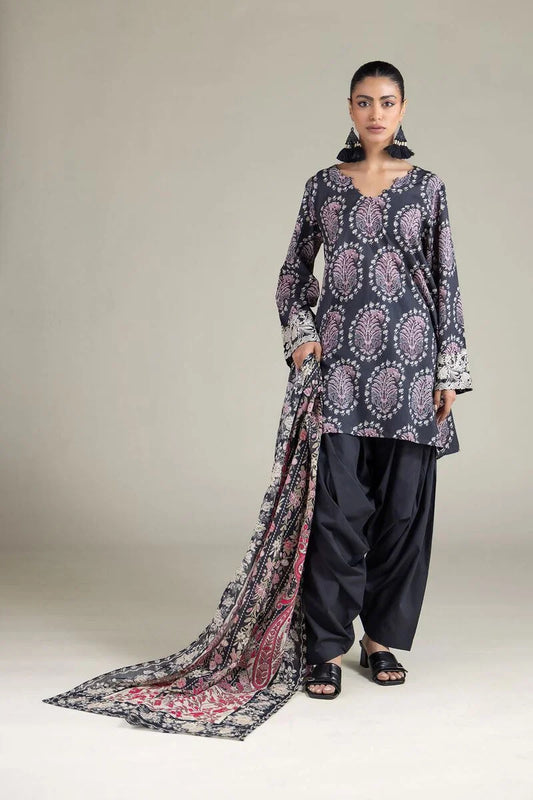 Unstitched Breeze Lawn Suit, All Over Stylish Printed Summer Wear Collection – Random Article VG- 32
