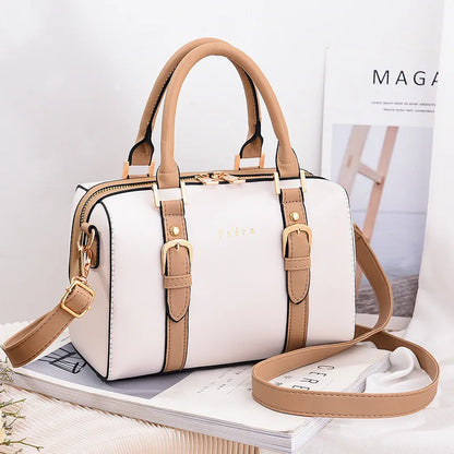 Designer Female Boston Pillow Bag Large Capacity Female Handbag Women's Casual Shoulder Bag Versatile Female Crossbody Bags