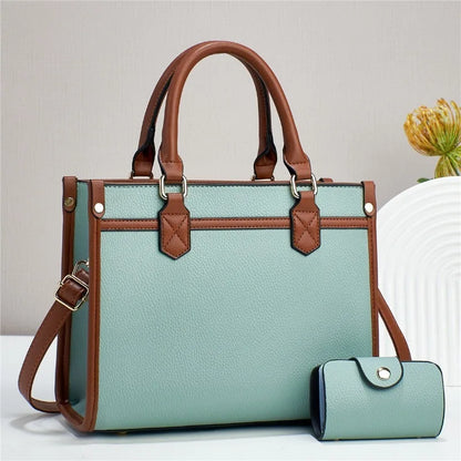Fashionable Minimalist Women'S Handbag New Fashionable Contrasting Color Shoulder Bag With Large Capacity Casual Crossbody Bag