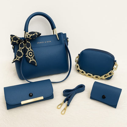 4-PCS  RABEN TAI PREMIUM LEATHER HANDBAGS