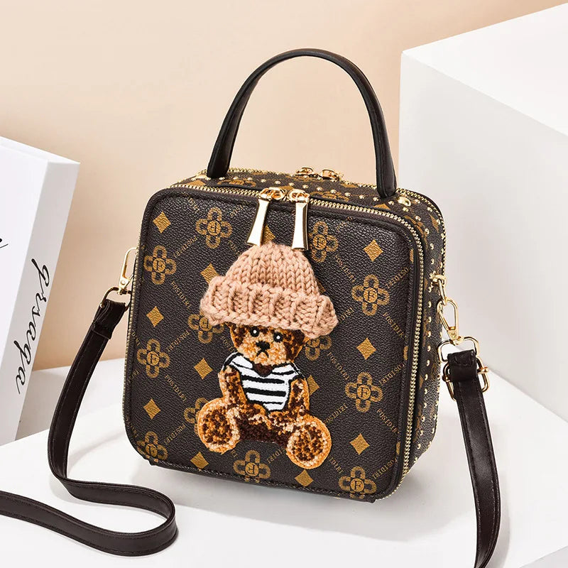 Fashion Shoulder Mobile Phone Bags 2024 New Cute Handheld Crossbody Bag Women's Small Square Bag High Quality Women's Handbag