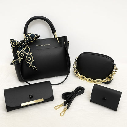 4-PCS  RABEN TAI PREMIUM LEATHER HANDBAGS