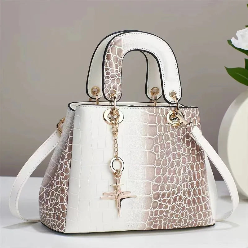 Hot Crocodile Pattern Fashion Women's Handbag Large Capacity Luxury Women's Crossbody Bags Exquisite Women's Tote Bag Sac