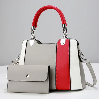 Versatile Three Color Women's Bag Fashion Women's Casual Tote Bag New Style Women's Handbag Temperament Shoulder Crossbody Bag