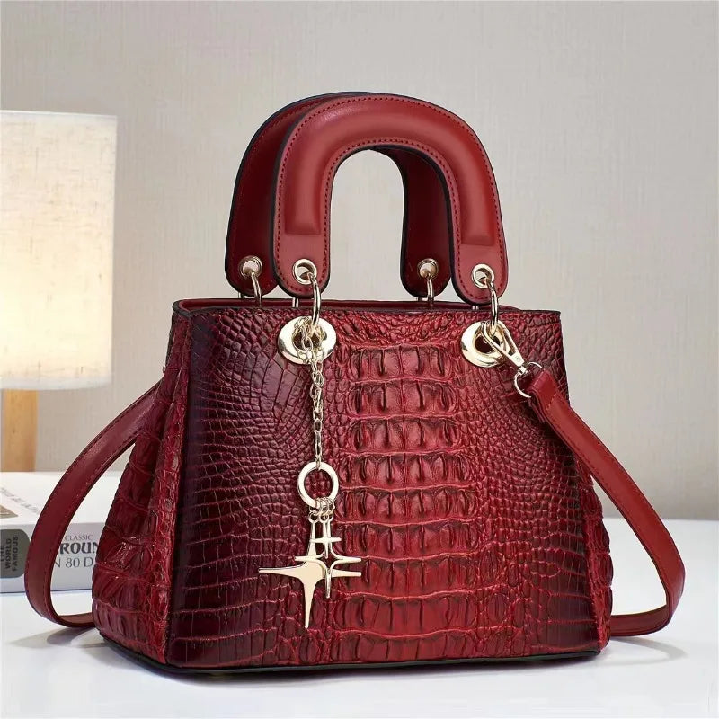 Hot Crocodile Pattern Fashion Women's Handbag Large Capacity Luxury Women's Crossbody Bags Exquisite Women's Tote Bag Sac