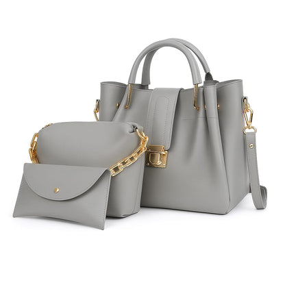 3-PCS PREMIUM LEATHER HANDBAGS