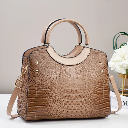 2024 New Fashion Versatile Crossbody Handbag with Large Capacity Shoulder Korean Edition Implified New Ladies Shopping Tote Bag