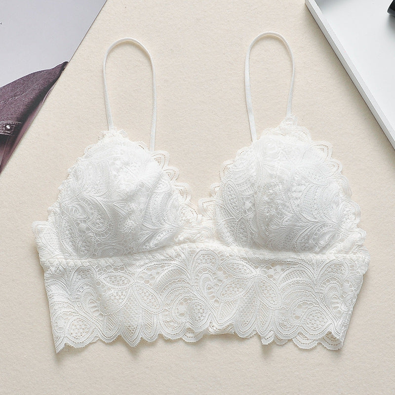 Female Deep V Bralette Women Push up Bra Seamless Sexy Lace Padded Underwear Brassiere Lingerie Girls Crop Top