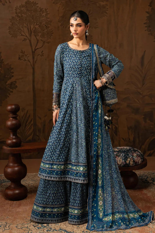 Unstitched Breeze Lawn Suit, All Over Stylish Printed Summer Wear Collection – Random Article VG- 69