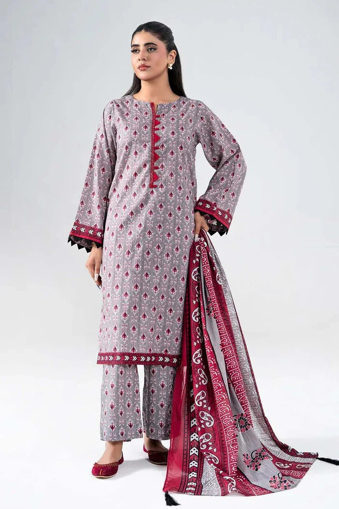 Unstitched Breeze Lawn Suit, All Over Stylish Printed Summer Wear Collection – Random Article VG- 84