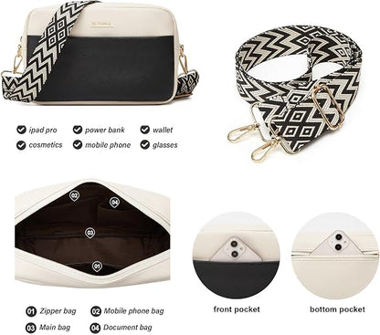 Women Fashion Synthetic Leather Handbags Tote Bag Shoulder Bag Top Handle Satchel Purse Set