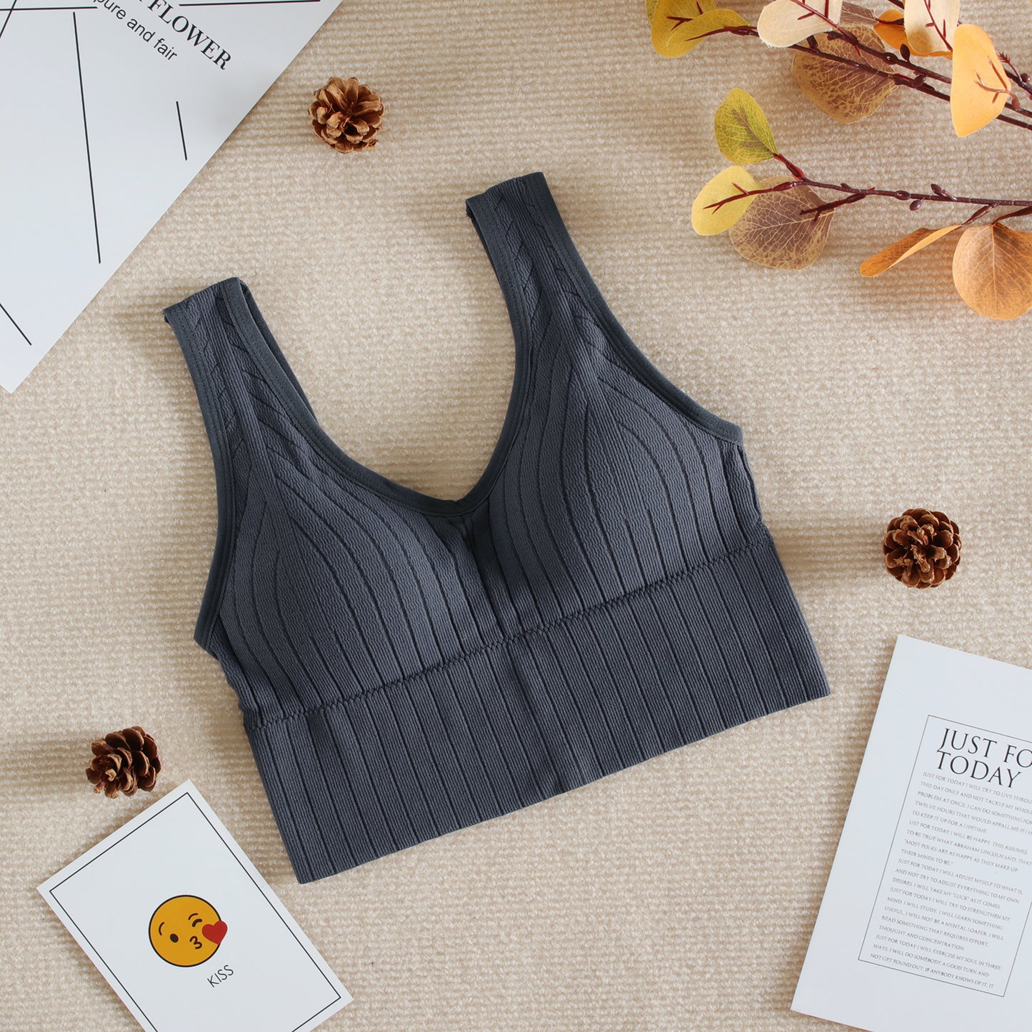 Women Seamless Crop Top Summer Sports Tube Tops Bra Female Fitness Base Tank Sleeveless Camis Underwear 2023