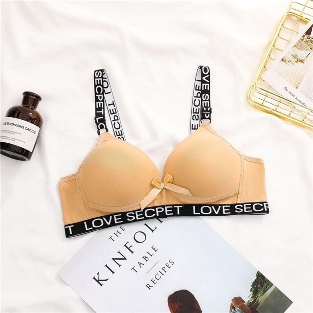 Multicolour Push Up Back closure Bra for girls womens
