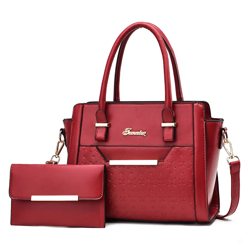 Fashion Leather Large Capacity Women Handbags Brand Designer Shoulder Crossbody Bags Luxury Tote Bag Shopper Ladies Hand Bags