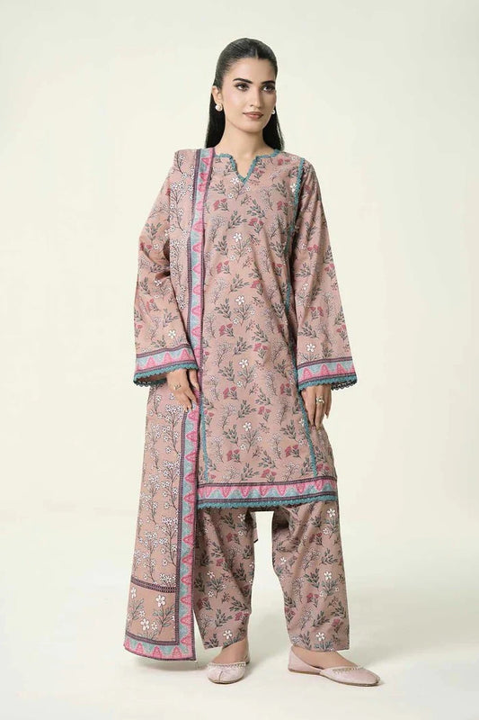 Unstitched Breeze Lawn Suit, All Over Stylish Printed Summer Wear Collection – Random Article VG- 81