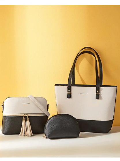 2023 new style mother-in-law bag, stylish three-piece set, single shoulder crossbody handbag for women