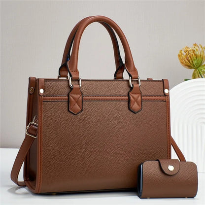 Fashionable Minimalist Women'S Handbag New Fashionable Contrasting Color Shoulder Bag With Large Capacity Casual Crossbody Bag