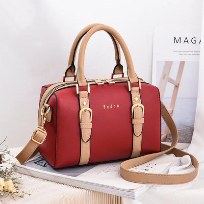 Designer Female Boston Pillow Bag Large Capacity Female Handbag Women's Casual Shoulder Bag Versatile Female Crossbody Bags