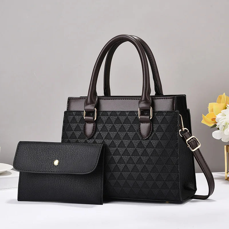 Brand Fashion Leather Ladies Bags Large Capacity Women Handbags Designer Shoulder Crossbody Bags Luxury Big Shopper Tote Bag