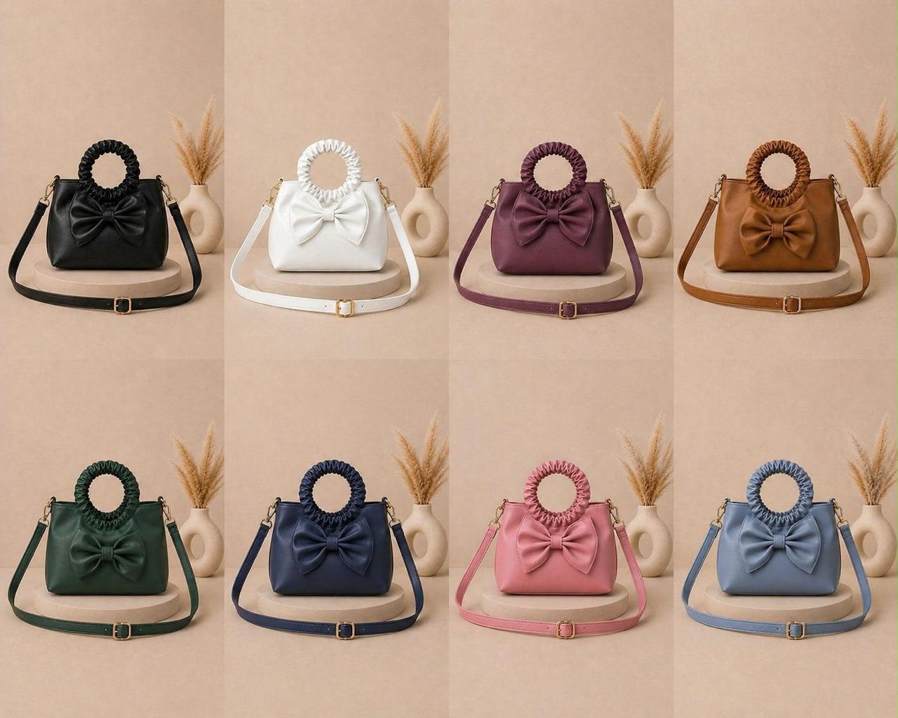 New Bow Style Cross Body Bag For Girl