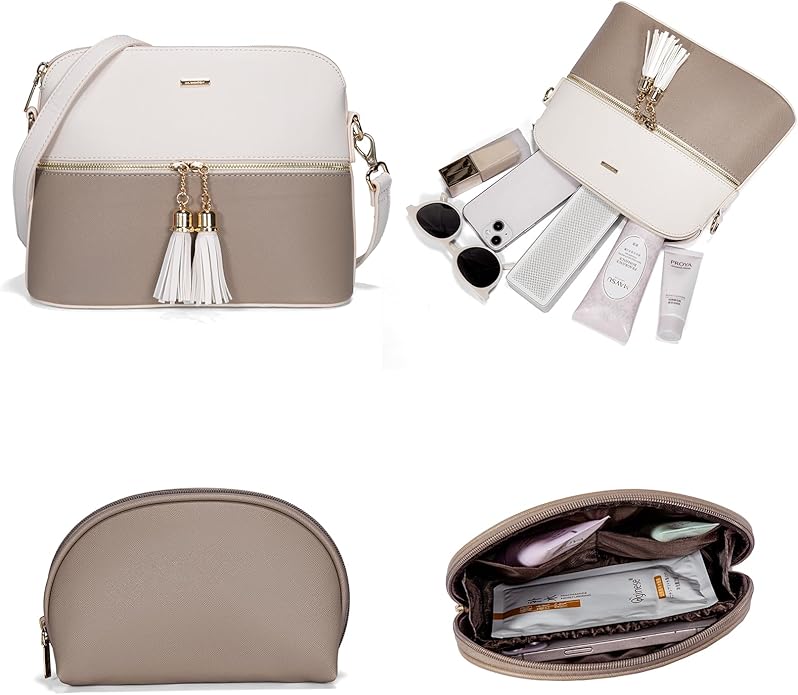 Handbags for Women Shoulder Bags Tote Satchel Hobo 3pcs Purse Set