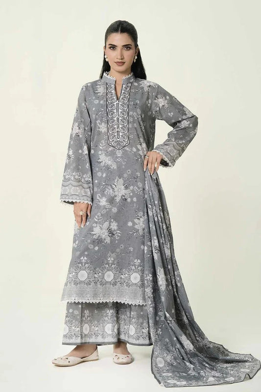 Unstitched Breeze Lawn Suit, All Over Stylish Printed Summer Wear Collection – Random Article VG- 79