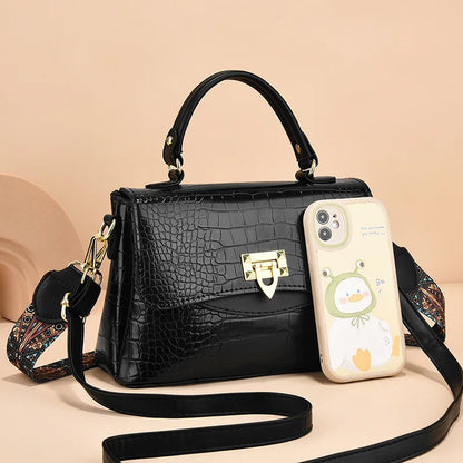 2024 New Female Luxury Shoulder Bag Portable Crossbody Bags Female Elegant Handbag Classic Ladies Shopping Small Square Bag