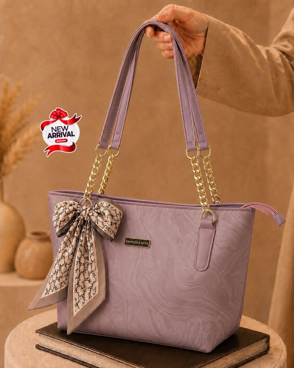 Big Size Tote Bag with Imported Scarf for Girls
