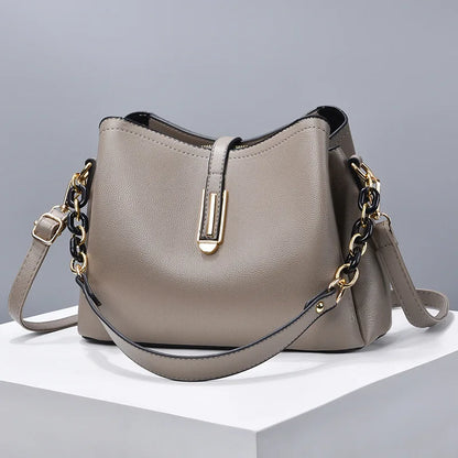 Designer Women Messenger Bag for 2024 New Luxury Ladies Handbag High Quality Womens Shoulder Bag Female Trend Leisure Bucket Bag