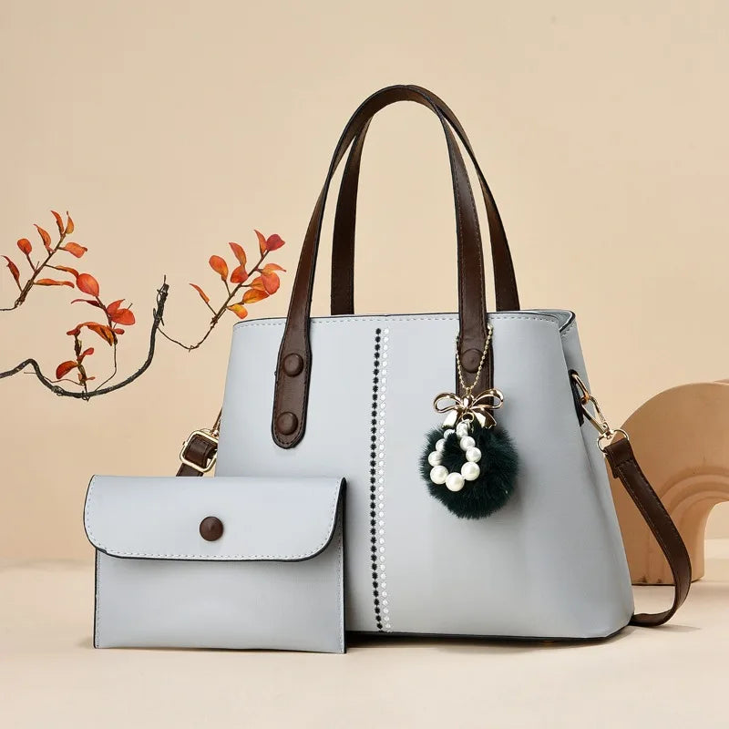 2024 New Elegant Womens Handbag with Purses Women's Office & Work Shopping Messenger Tote Bags Quality Leather Shoulder Bag