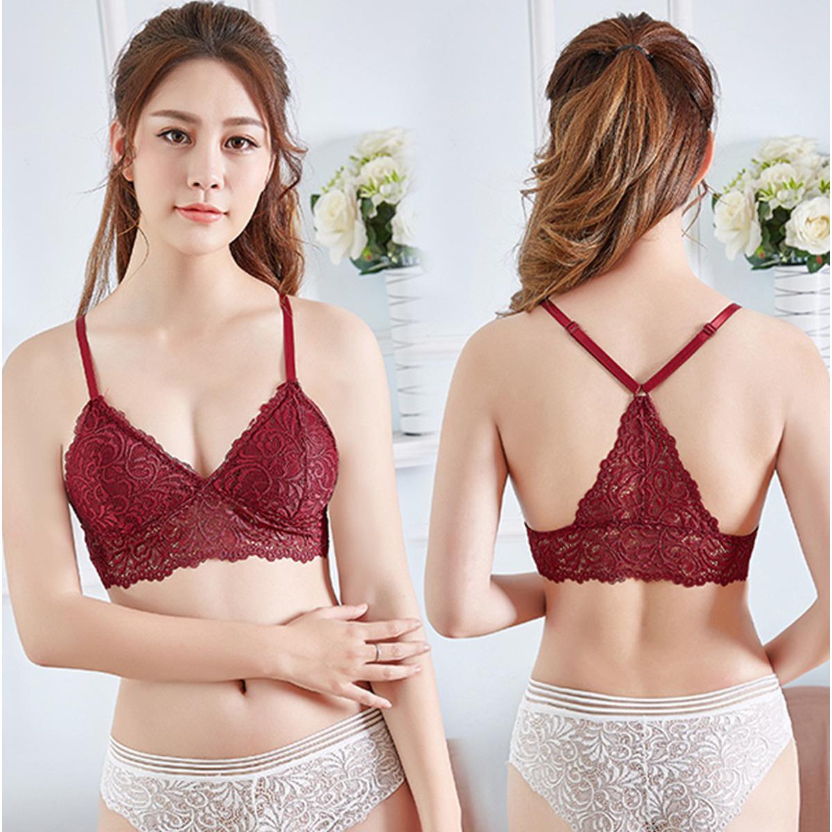 Push Up Bralette Sexy Large Size Bras Strapless for Women Wire Free Thin Underwear Solid Color Invisible Bra Brassiere